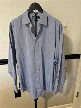 Polo by Ralph Lauren Blue Thin-Striped Men’s Dress Shirt